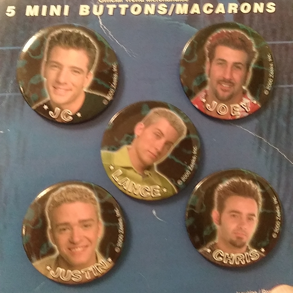 NSync 5 button set - Picture 5 of 6
